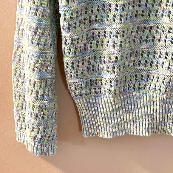Dex Knit Sweater Pastel Multicolour Size Medium - Picture 4 of 10
